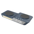 Home Dual Cell Phone Wireless Charging With Digital Clock
