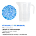 1000 Ml Clear Plastic Measuring Cup With Lid