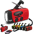 Emergency Hand Crank Radio With Power Bank Phone Charger