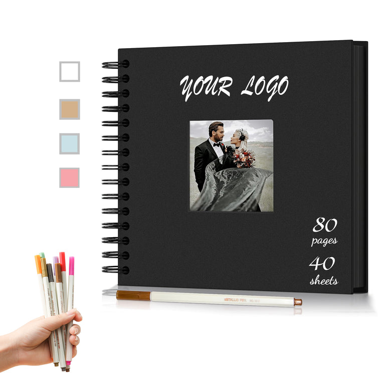 DIY Scrapbook Photo Album With Pen