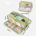 3 Compartment Pouch Pen Bag
