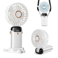 Rechargeable Digital Display Folding Fan