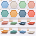 Set Of Hexagonal And Diamond-shaped Plates