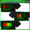 Custom Led Shirt Sound Activated Light Up Rave Shirts