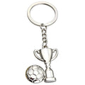 Football and Trophy Keyring