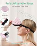 Lightweight Travel Pure Silk Adjustable Sleeping Eye Mask