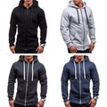 Full Sleeve Solid Men Sweatshirt
