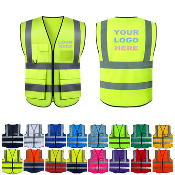 Multi-Pocket Reflective Safety Vest