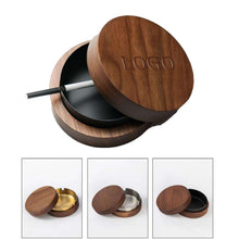 Wooden Ashtray with Stainless Steel Liner