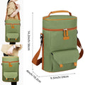 Insulated Wine Cooler Bag With Shoulder Strap
