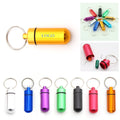 Aluminum Pill Case Keychain