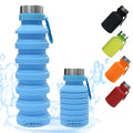 550ml Portable Foldable Sports Travel Silicone Water Bottle