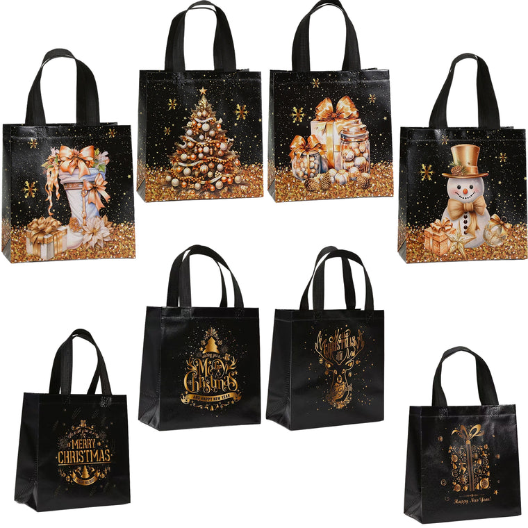Christmas Non-Woven Shopping Tote Bag with Lamination