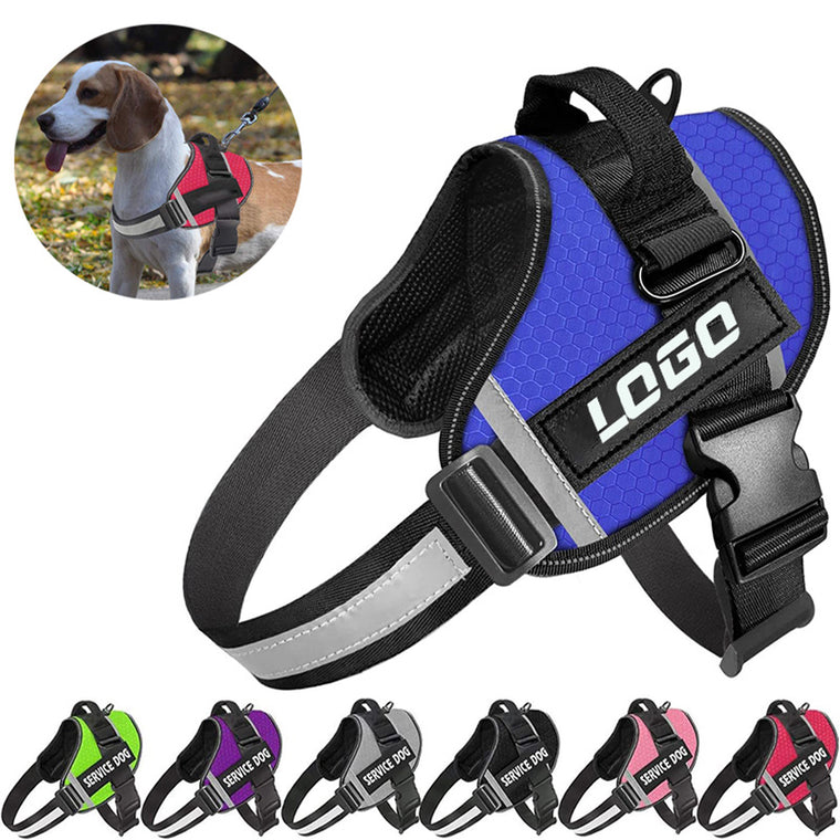 Reflective Service Dog Vest Harness