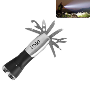 8-IN-1 Multifunctional Emergency Flashlight With Multi-Tool