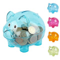 Clear Plastic Coin Bank