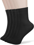 Women'S Soft Cotton Ankle Socks 5-Pack