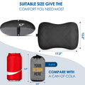 Ultralight Inflatable Camping Pillow With Removable Cover
