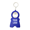 4-In-1 Keychain With Bottle Opener, Flashlight, Tape Measure