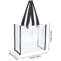 Clear Vinyl Tote Transparent Travel Beach Bag