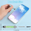 Mini Crystal Touch Screen Stylus With Dust Plug
