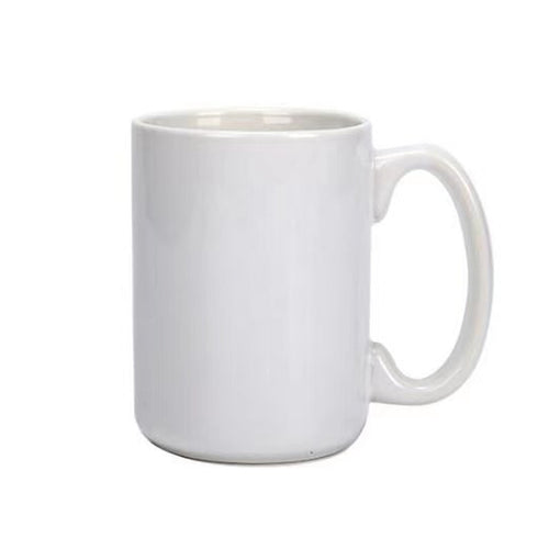 15Oz Sublimation White Coffee Mugs