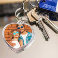 Clear Acrylic Photo Keychains