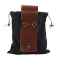 Moq20 Foraging Pouch Leather Canvas Outdoor Camping Storage