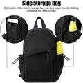 Small Black Sling Crossbody Backpack Shoulder Bag