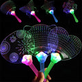 Custom Flashing Fancy Fan W/ Led Lights
