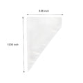 100Pcs Disposable 13.58In Piping Bags