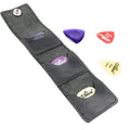 Leather Guitar Picks Holder for Acoustic Electric Guitar