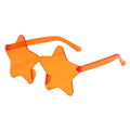 Star Shaped Rimless Sunglasses for Traveling