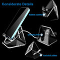Portable Transparent Mobile Phone Stand