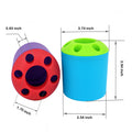 Plastic Pen Holder Vase Toothbrush Holder Makeup Brush Cup