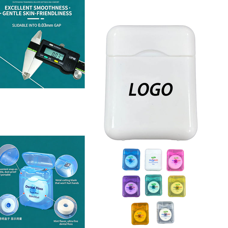 Square 50M Mint Dental Floss Roll
