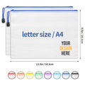 A4 Mesh Waterproof Zipper Bag