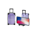 2-In-1 Mini Plastic Clear Suitcase & Phone Stand Luggage Box