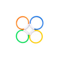 Colorful Swimming Pool Training Rings Set