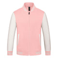 Color-Blocked Baseball Jacket