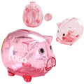 Plastic Cartoon Piggy Bank