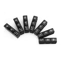 Black Pill Organizer Box With 21 Compartments