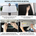 Foldable Car Front Windshield Sun Visor