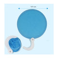 Foldable Round Hand Fans With Handle