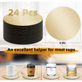 Stainless Steel Gold Coasters
