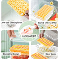 Double Layer Ice Tray For Press Type With Box And Shovel