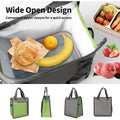 Durable Zippered Insulated Lunch Bag With Spacious Compartments