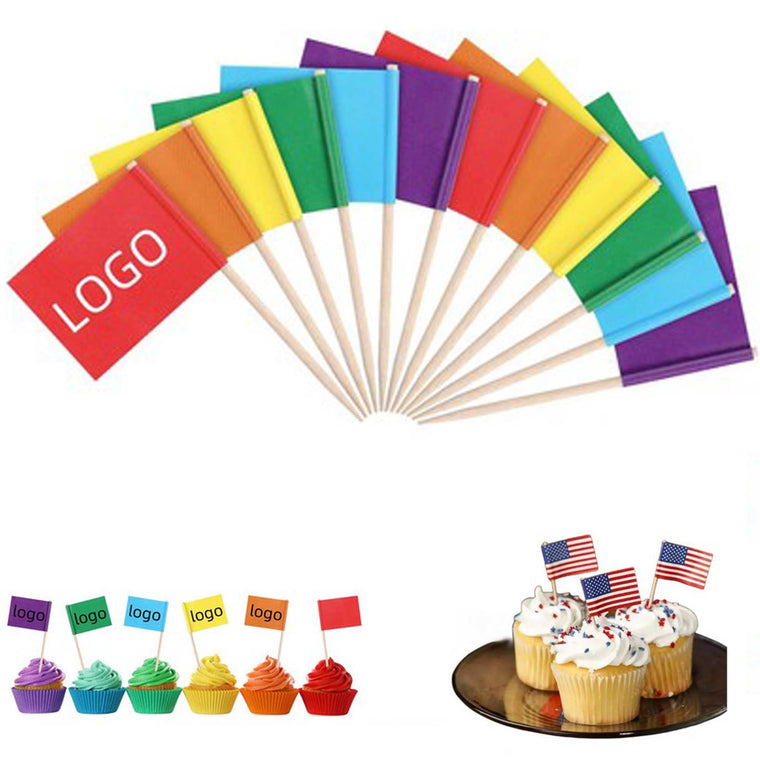 Mini Decorative Flag Picks