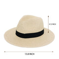 Straw Panama Beach Hat