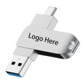 16 Gb Rotatable U Disk Usb And Type-C Flash Drive